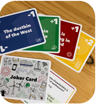 Fripouille Visuals of the cards Fripouille is a fun card game about environmental sustainability, promoting sustainable development