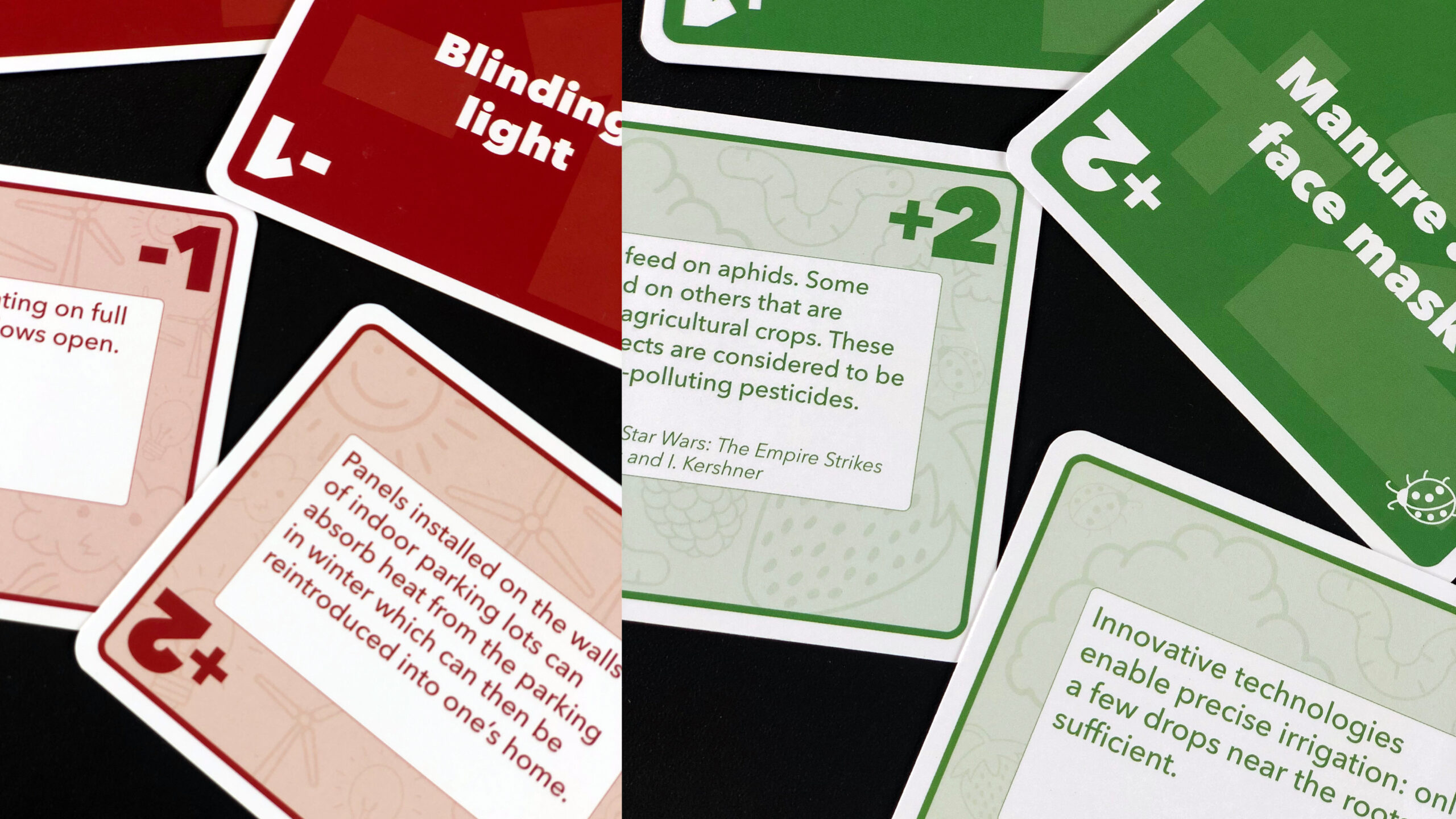 Fripouille Cards Red Green Fripouille, more than a card game, a sustainability engagement tool