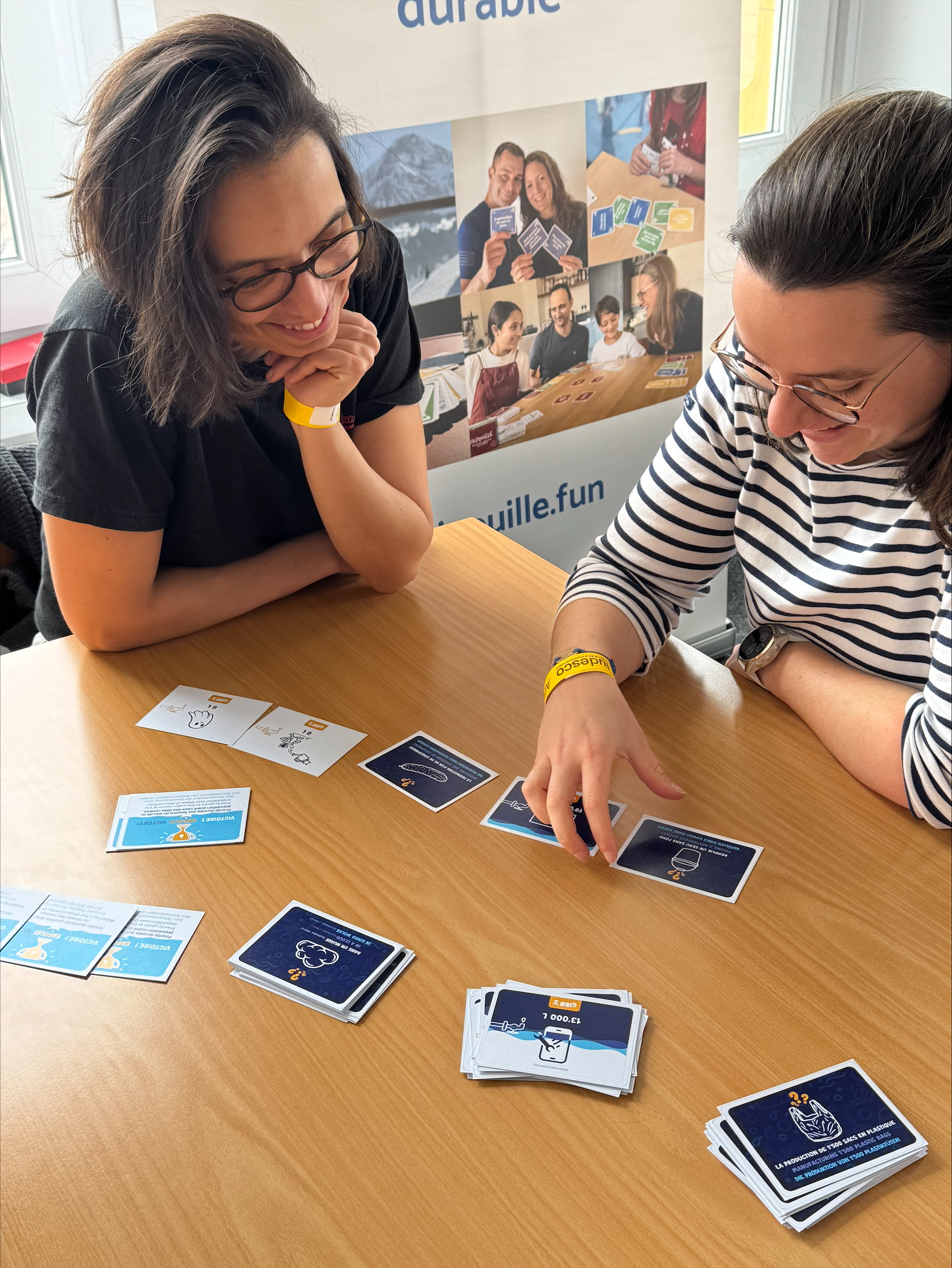 Gibb's jeu de cartes sensibilisant aux enjeux de consommation de l'eau